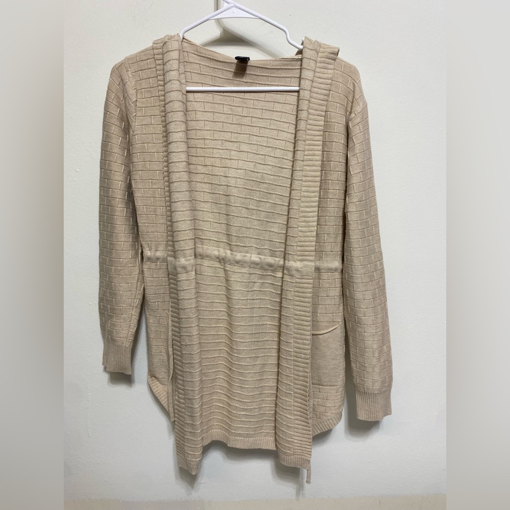 Sacred Threads Beige Sweater with hood - OS